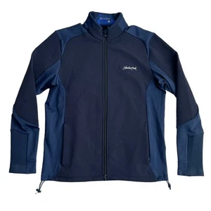 Greyson Jacket Mens Medium Sequoia Patchwork Full Zip Stretch Performance Golf - Picture 1 of 11