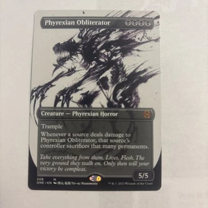 Phyrexian Obliterator Showcase Light Play LP MTG Phyrexia: All Will Be One 308 - Imagen 1 de 10