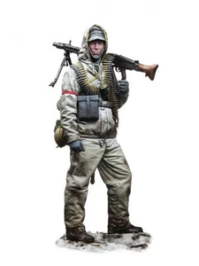 1/16 Resin WWII German Gunner Unpainted Unassembled 2878-35y - Picture 1 of 4