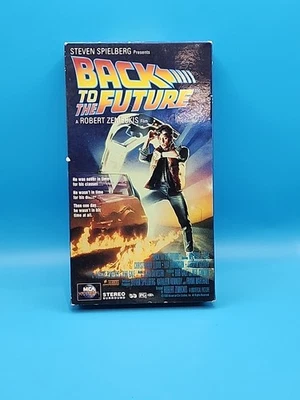 Back To The Future 1986 VHS Sci-Fi Film Michael J. Fox Steven Spielberg UNTESTED Foto 1 de 3
