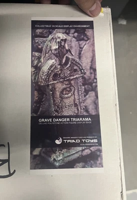 1/6 scale TRIARAMA GRAVE DANGER DIORAMA STONE DISPLAY BASE FOR 12” FIGURE LE 300 - Image 1 of 4