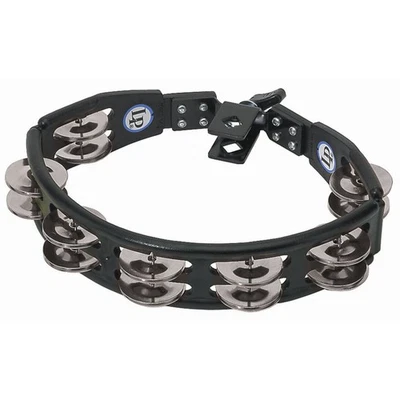 Latin Percussion Cyclops Set Tambourine LP160, black, steel jingles - Bild 1 von 4