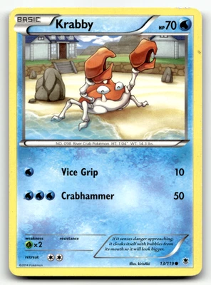 Krabby 13/119  Common XY - Phantom Forces LP - Image 1 of 2
