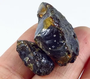 4g Natural Indonesia Azul Ámbar Copal Colección Espécimen Áspero WGB2377 - Imagen 1 de 3