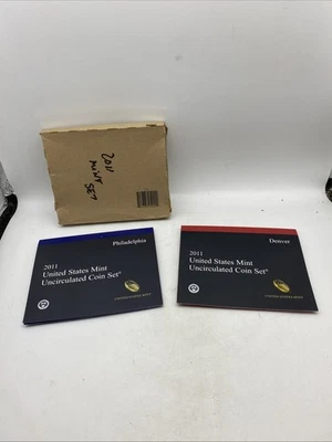 2011 P & D US Mint Set Uncirculated 28 Coins OGP Original Mint Packaging 7 - Image 1 of 4
