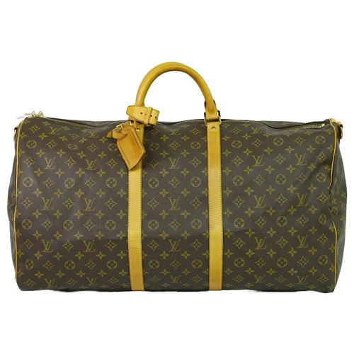 LOUIS VUITTON（LV） Louis Vuitton Keepall 60 M41412 Borsa a mano da viaggio in tela con monogramma marrone