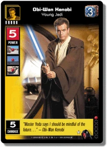 Star Wars Young Jedi CCG Menace of Darth Maul Obi-Wan Kenobi, Young Jedi # 1 - Picture 1 of 1