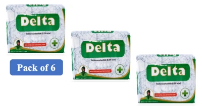 Delta Medicated & Antiseptic Soap 70g ( Pack of 6 )