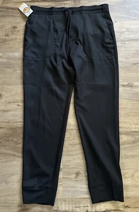 Haggar H26 Weekend Jogger Flex Series Athletic Fit Pants Medium M New Black - Picture 1 of 6