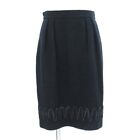Chanel 09P P34946v22979 Skirt 40 Black Authentic Women Used