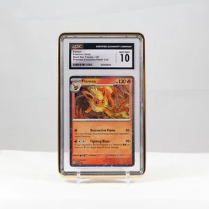 Pokemon Flareon Cosmos Holo #167 Prismatic Evolutions Promo CGC 10 Gem Mint - Picture 1 of 4