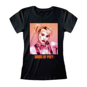 Birds of Prey - Harley Quinn Mujer Camiseta Negra (S-XL) Licencia Oficial - Imagen 1 de 1