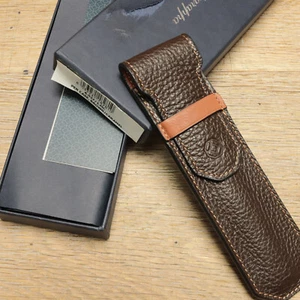 Montegrappa Pen Case Calf Leather Brown Caramel (4) - Picture 1 of 1