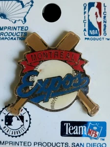 MLB Montreal Expos Defunct Team Logo now Washington Nationals 1990s Pin - Picture 1 of 3