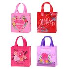 Pack of 4 Floral Non-Woven Candy Bags Mothers Day Tote Bag with Handles