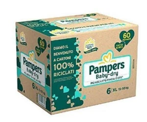 Pampers Baby Dry Quadripack Pannolini Taglia 6 Misura Offerta 52 Pannolini - Foto 1 di 1