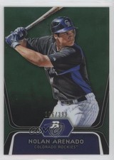 2012 Bowman Platinum Prospects Green Refractor /399 Nolan Arenado #BPP2