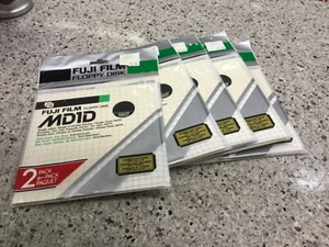 Fuji MD1-D Floppy Disk 10 total disks sealed rarer MD1D. Unopened. New c64 - Afbeelding 1 van 3