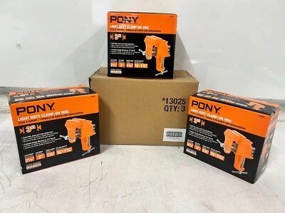CASE OF 3 Pony Jorgensen 3" Light Duty Clamp On Vise 13025 - Image 1 of 4