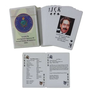 Playing card/Poker Deck 54 cards The Most Wanted MAN in Iraqi War OUT OF PRINT - Picture 1 of 7