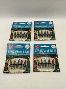 Vintage GE 3.5 Volts R2-35/50 Replacement Bulbs for Merry Midget Light Set - Picture 1 of 2