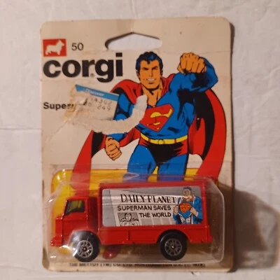 Superman Daily Planet Van Die-cast  Corgi Junior #50 - Image 1 of 3