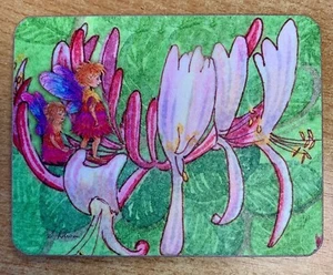 'HONEYSUCKLE FAIRY' COASTER - Picture 1 of 1