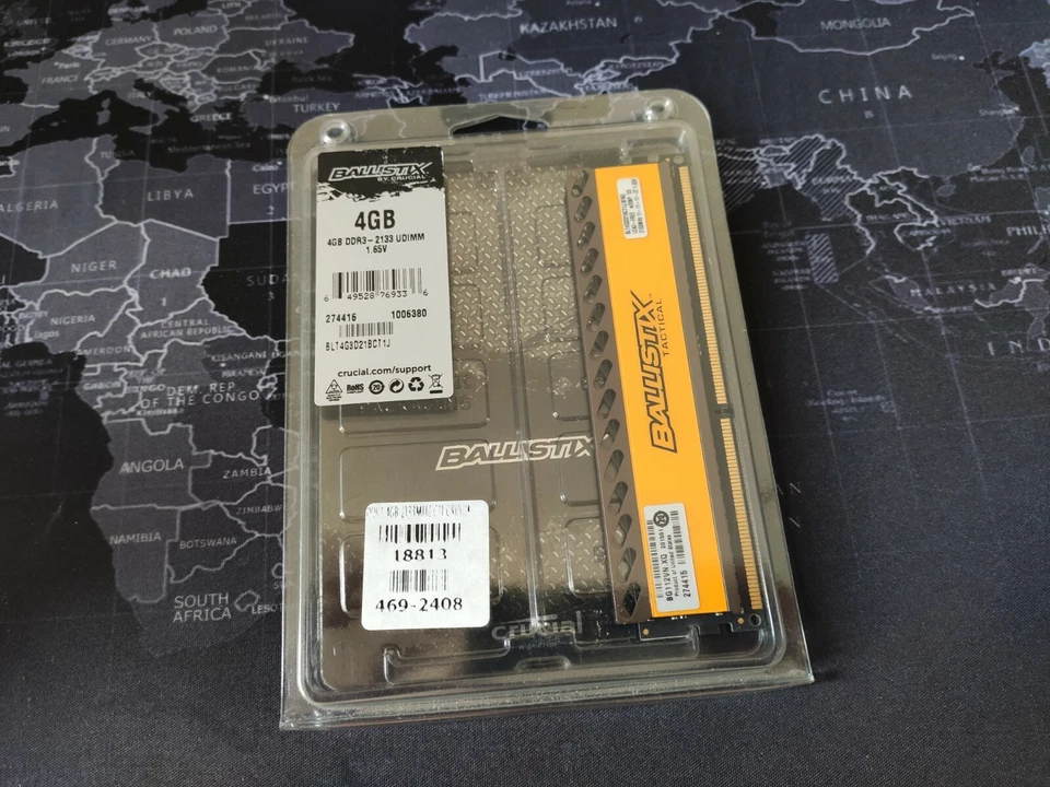 Ram DDR3 4gb 2133 1,65V - BALLISTIX by CRUCIAL BLT4G3D21BCT1J - Immagine 1 di 1