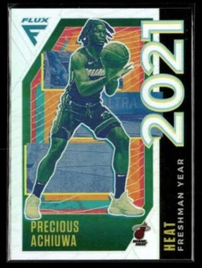 2020-21 Panini Flux Precious Achiuwa #15 Freshman Year SILVER RC Miami Heat - Foto 1 di 2
