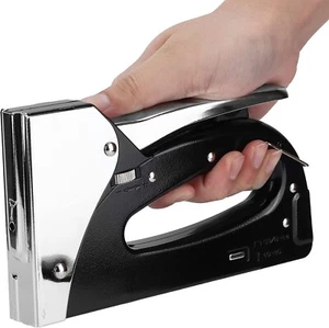 Metal Staple Tacker Heavy Duty Staple Gun with 800 Staples 10mm Thickness - Picture 1 of 9