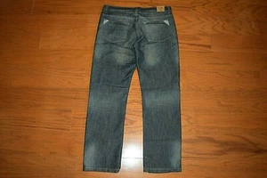 Paper Denim & Cloth - SLIM Fit STRAIGHT Black Jeans - Men Size 34 x 30 - NWT - Picture 1 of 7