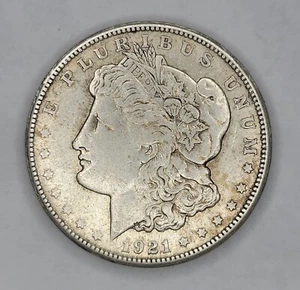 1921 S Morgan Silver Dollar - Picture 1 of 2