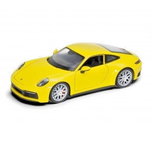 Porsche 911 (992) Carrera 4S 1/24 Amarillo - Welly 24099YL - Imagen 1 de 2