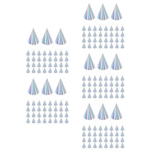  50 Pcs New Year Cone Hats for Baby Shower Birthday Party Cap Paper - Picture 1 of 20