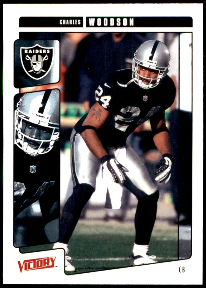 Charles Woodson 2001 Upper Deck Victory #252 Raiders NFL READ FREE SHIPPING - Image 1 of 2