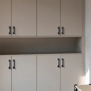 2x Retro Schrankgriff 96/128 mm Mitte zu Mitte silber Schwerlast Schubladenzug - Bild 1 von 15