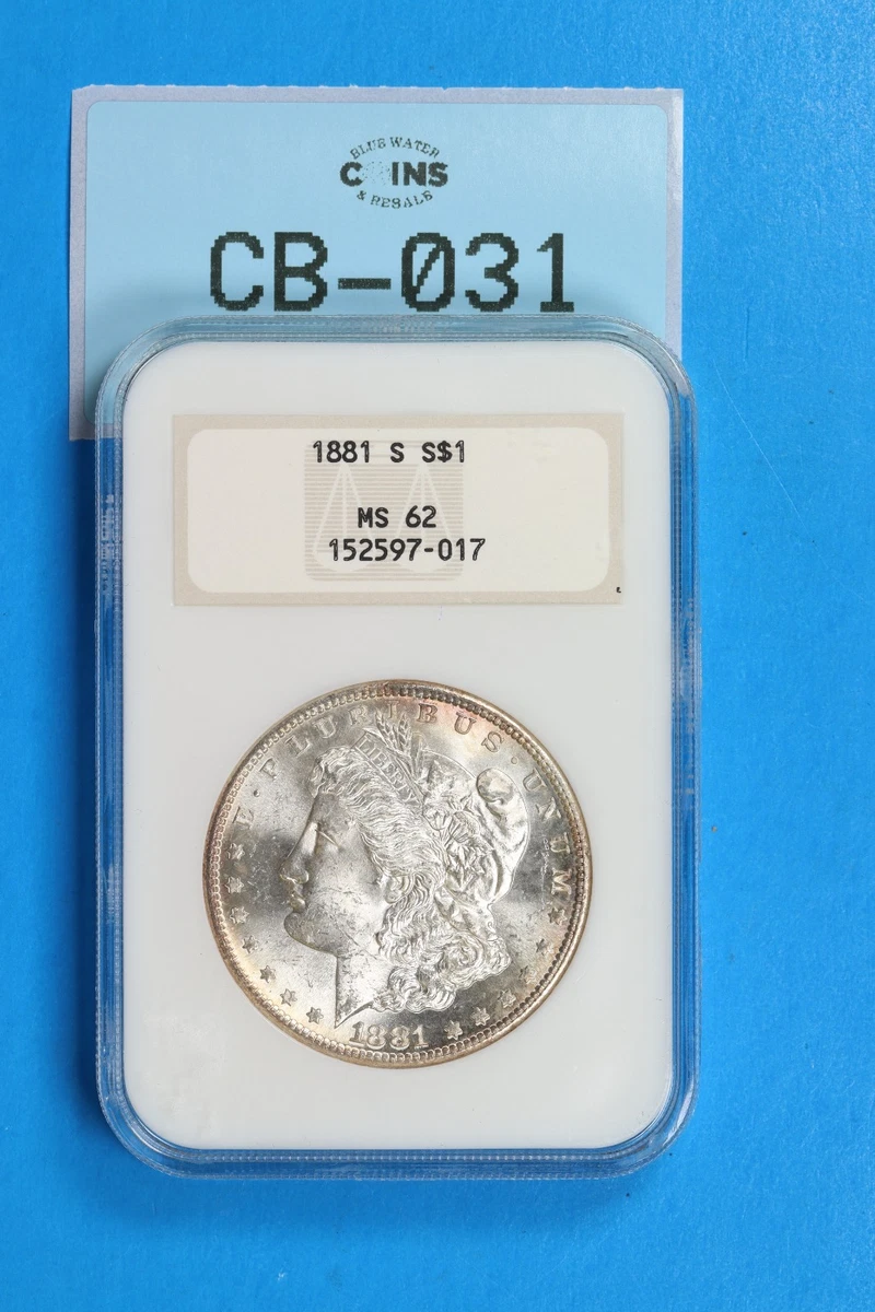 MS 62 Graded 1881 Year Morgan US Dollars (1878-1921) for sale | eBay