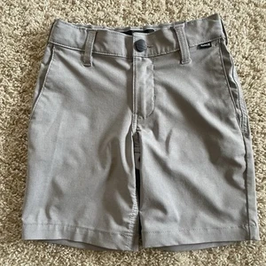 Hurley Boy’s Gray Lightweight Shorts Size XS 5/6 - Picture 1 of 8