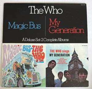The Who Double LP Magic Bus & My Generation MCA Records 1980 Pressing 2LP Set NM - Picture 1 of 7
