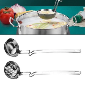Stainless Steel Ladle Set with Unique Design for Oil Separation and Storage - Picture 1 of 12