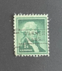 Varner, Kansas Type 745 Precancel - 1 cent Washington - U.S. #1031 - KS - Picture 1 of 1