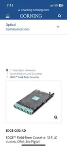CORNING EDGE-CS12-AD - Picture 1 of 4