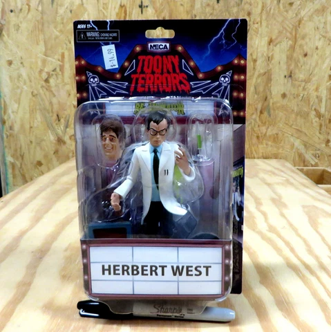 Re-Animator HERBERT WEST Toony Terrors Action Figure Neca Reel Toys 2021 New Cover