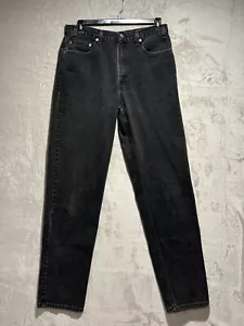 2 Vintage Levis 550 Relaxed Fit Tapered Leg Black Denim Jeans Made In USA 36x38 - Bild 1 von 12