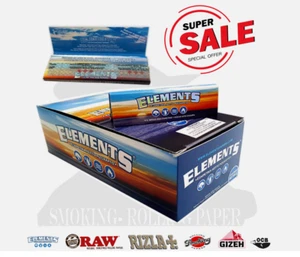 Elements Cartine Blue Corte Singole Scatola Da 50 Libretti - Zdjęcie 1 z 2