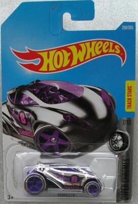 Hot Wheels 2017 298 of 365 Vandetta Hotwheels Super Chromes 7/10 - Long Card New - Image 1 of 2