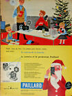 PUBLICIT&#201; DE PRESSE 1957 PAILLARD BOLEX LA CAM&#201;RA ET LE PROJECTEUR POUR NOEL