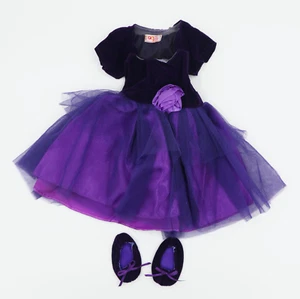 Our generation Set 3 of Dress & shoes & shawl Fits 18'' American Girl doll dance