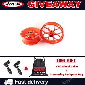 Llanta delantera y trasera Arashi naranja neón para Honda CBR1000RR 2008-2016 2011 - Imagen 1 de 4