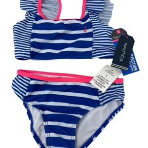Set Nautica taglia 4 costume da bagno costume da bagno UPF 50 nuovo a3 - Foto 1 di 4